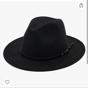 Black felt hat